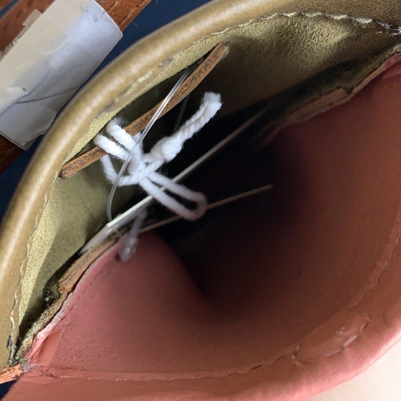 🆕 Madewell The Smartphone Crossbody Bag in Leather Dual Colour Olive NWT New! - Picture 6 of 7